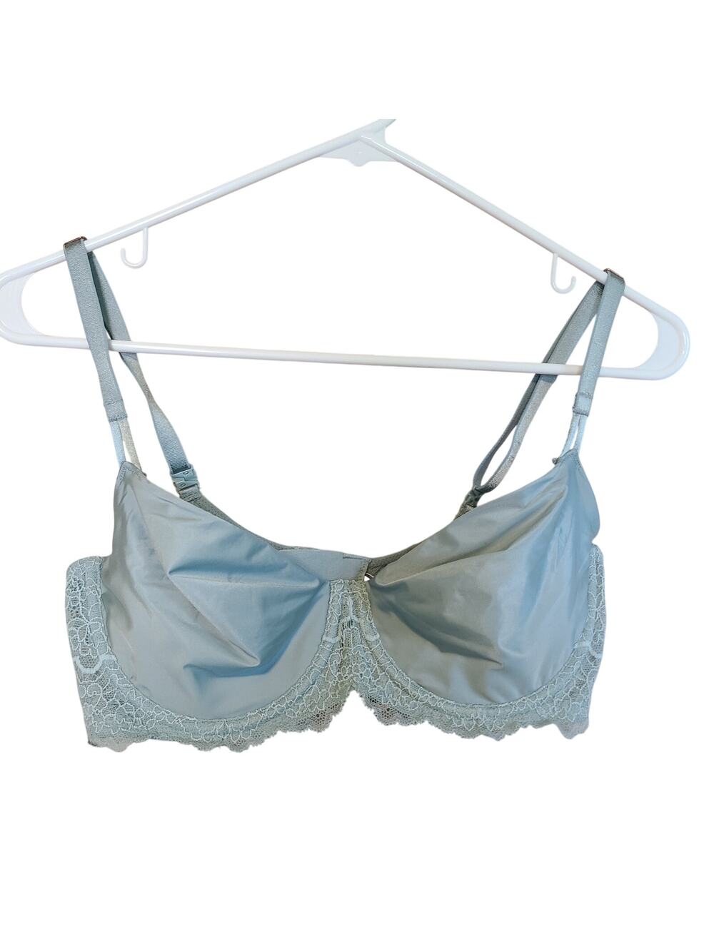 Victoria Secret Dream Angel Push Up Balconette Bra Womens 34D Lace Mint Romantic